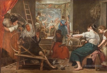 La Fable d’Archène aka Les Spinners Diego Velázquez Peinture à l'huile